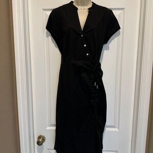 Elie Tahari Black Cotton dress